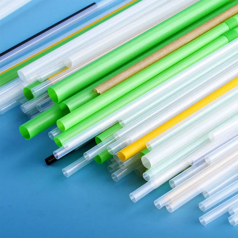 Paille de papier environnemental jetable