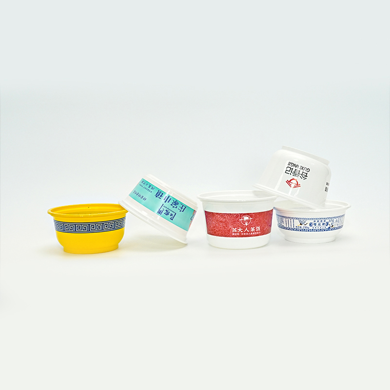 Bol à plastique à emporter / récipient de boîte