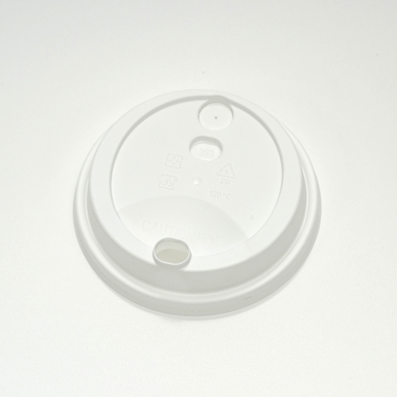 Couvercle de tasse en plastique en plastique à boisson directe