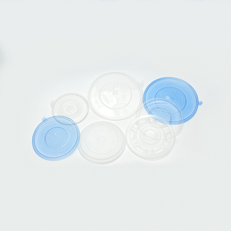 Plastic PP rond transparent couvercle épaissis